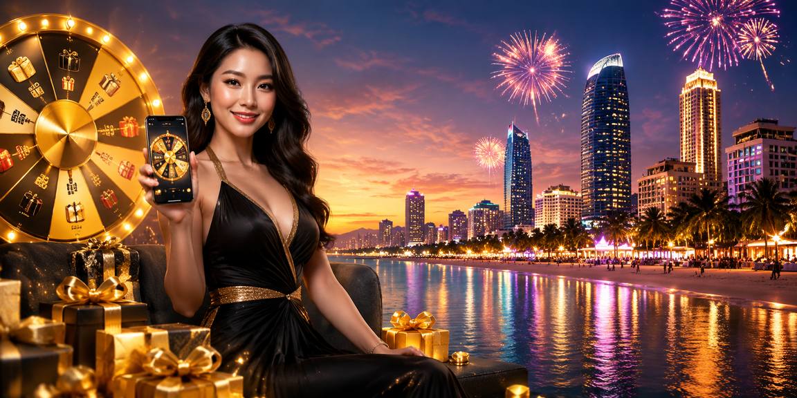 Sự kiện quay số may mắn tại bãi biển Đà Nẵng